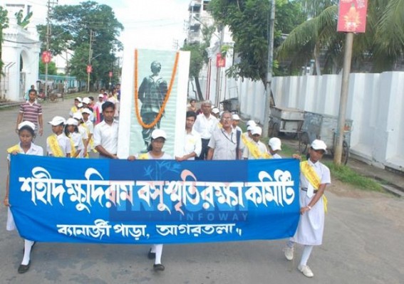 State remembers Indian freedom fighter Khudiram Bose on his Death Anniversary on Thursday State remembers Indian freedom fighter Khudiram Bose on his Death Anniversary on Thursday